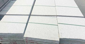 遵义芝麻白毛板，石材毛板